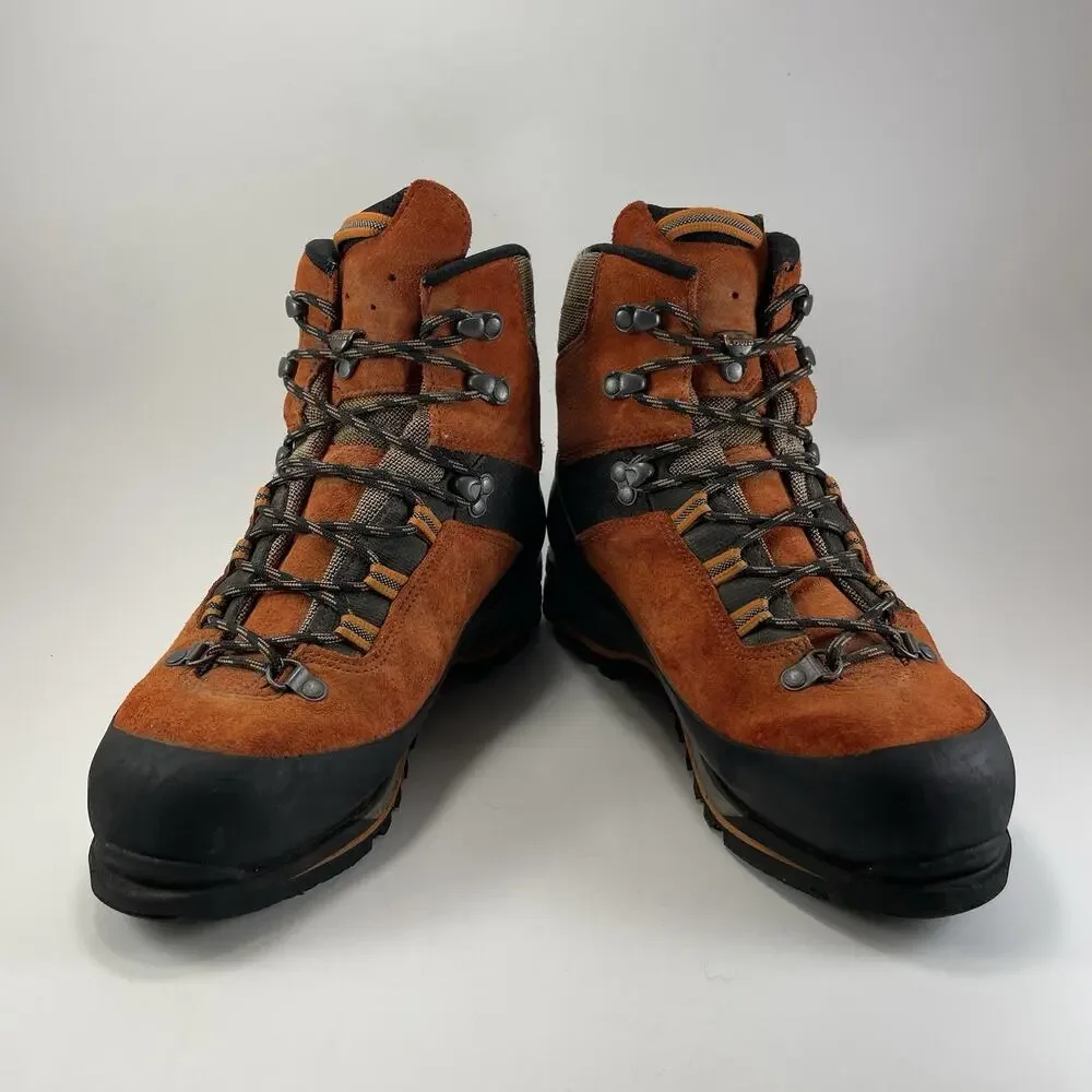 Lowa Cevedale Pro GTX Boots Mens Size 8/41 Orange Black Mountaineering Hiking